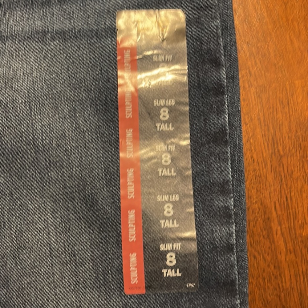 Womens Sculpting Slim Fit Tall Jeans Size 8 Tall - Picture 8 of 8